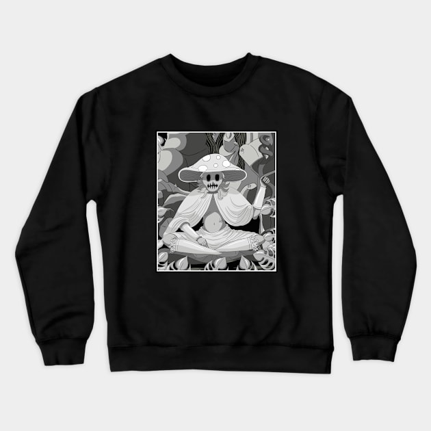 The wise mushman Crewneck Sweatshirt by Nogh.art